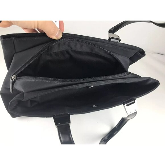DKNY CITY Womens Black Inner Pocket Double Handle Classic Tote Handbag‎ - Picture 6 of 10